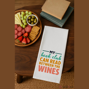 ($5) Bevvy Tea Towels - Book Club